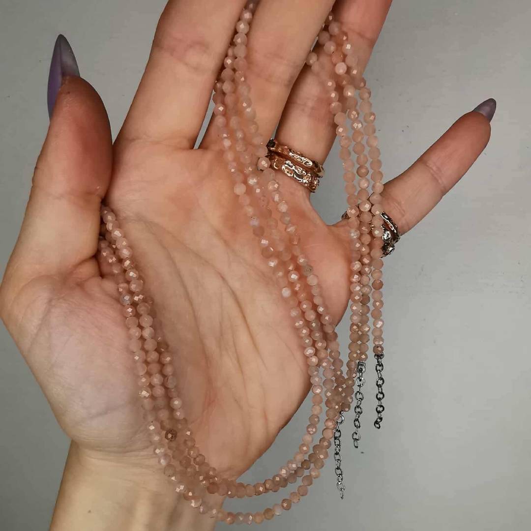 Moonstone Silver Necklace