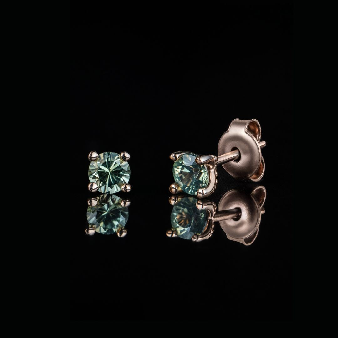 4 mm Sapphire Earrings