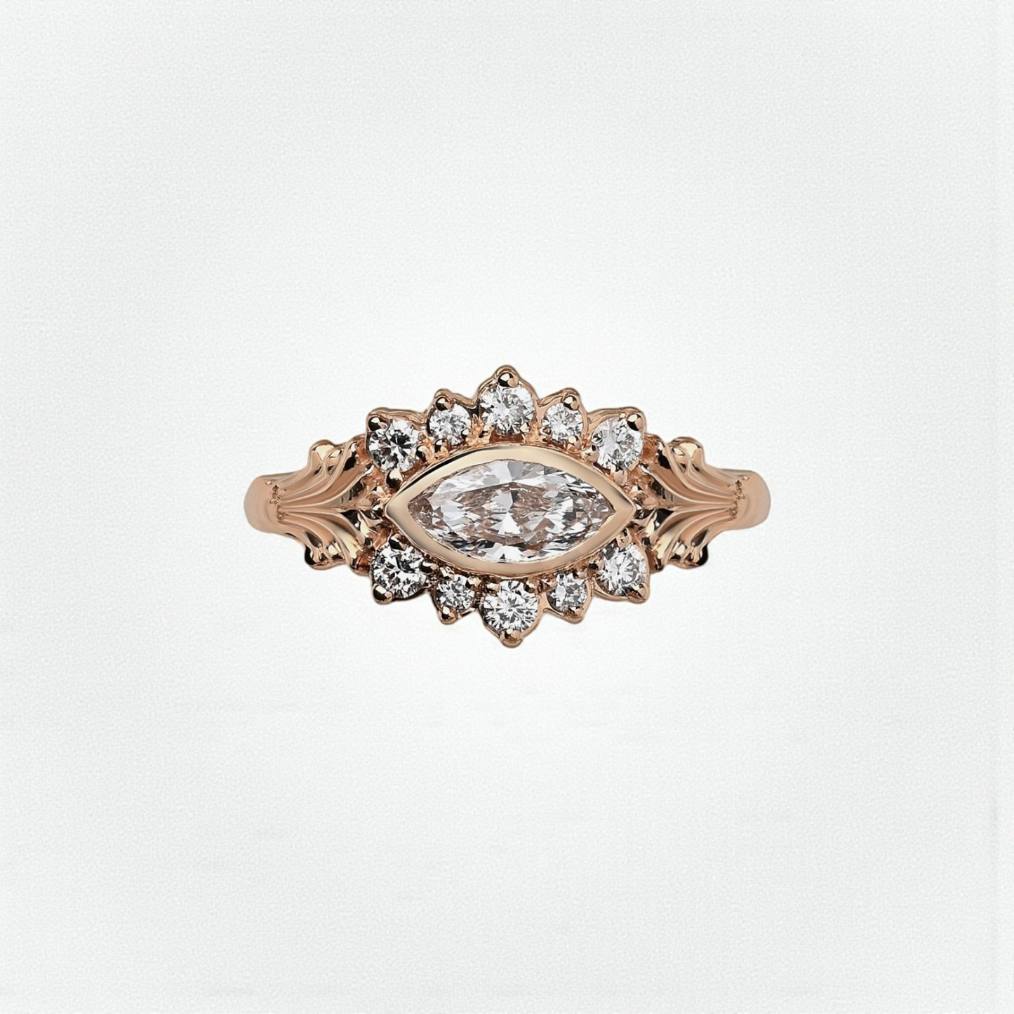 Column II Rose Gold Rings With Lab-Grown Diamonds