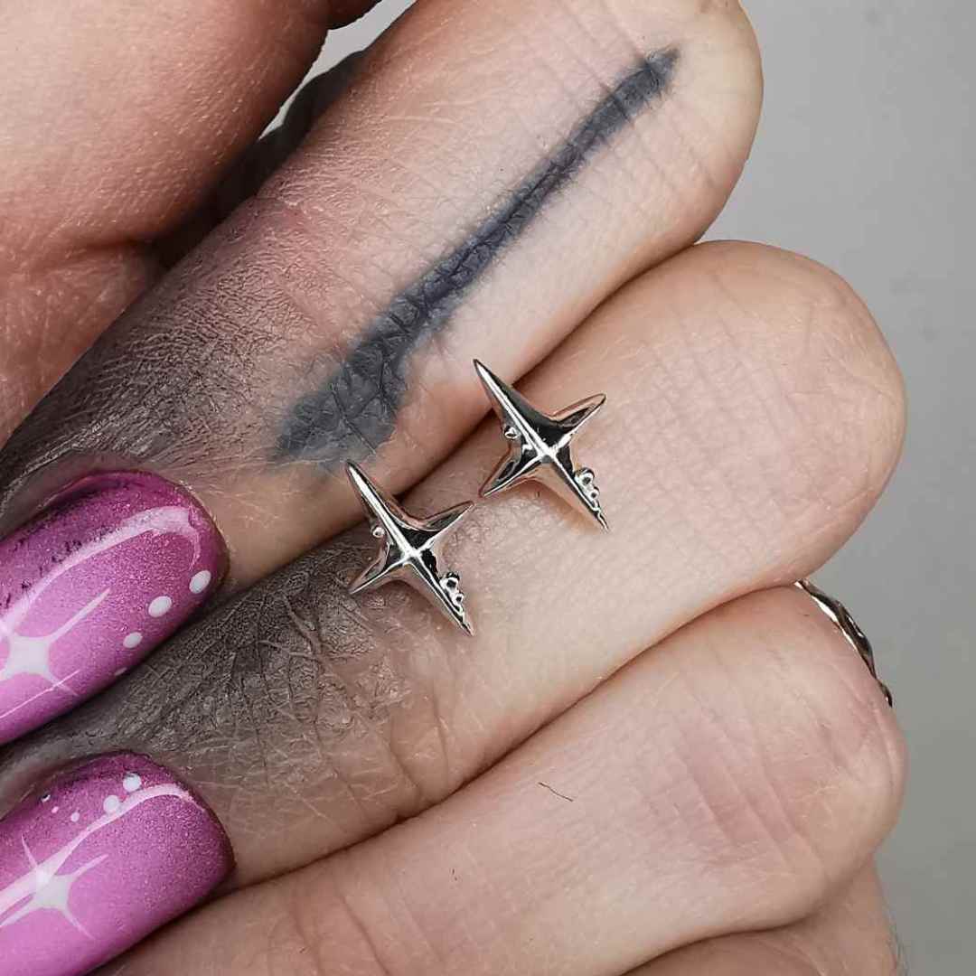 “ The Way “ Silver Earrings