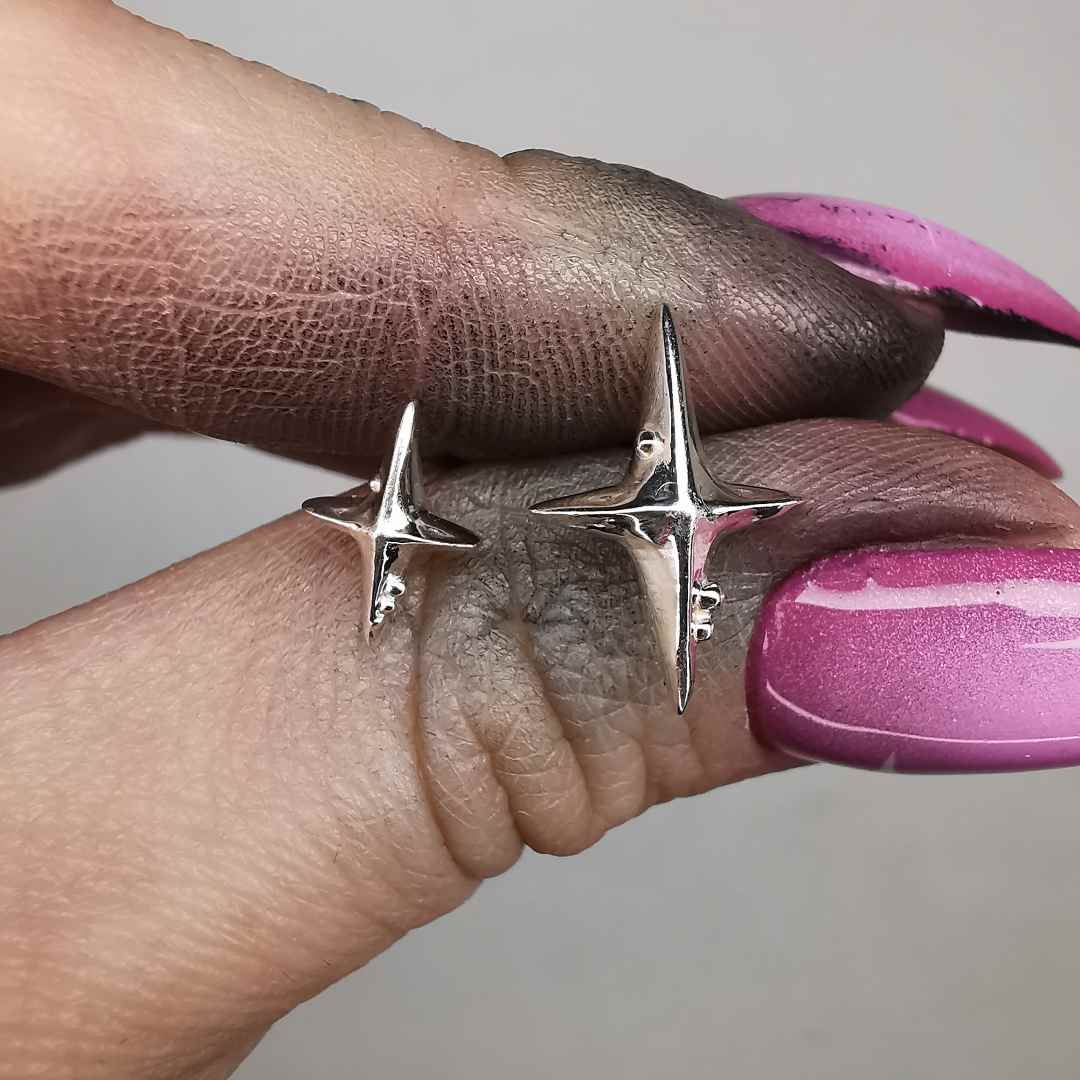 “ The Way “ Silver Earrings