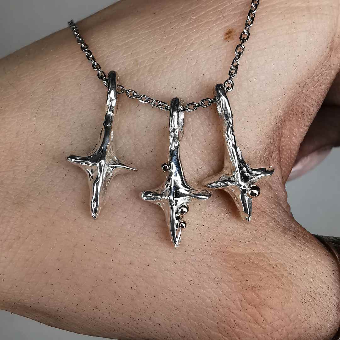 “ The Way “ Silver Pendant With Mustard Seed