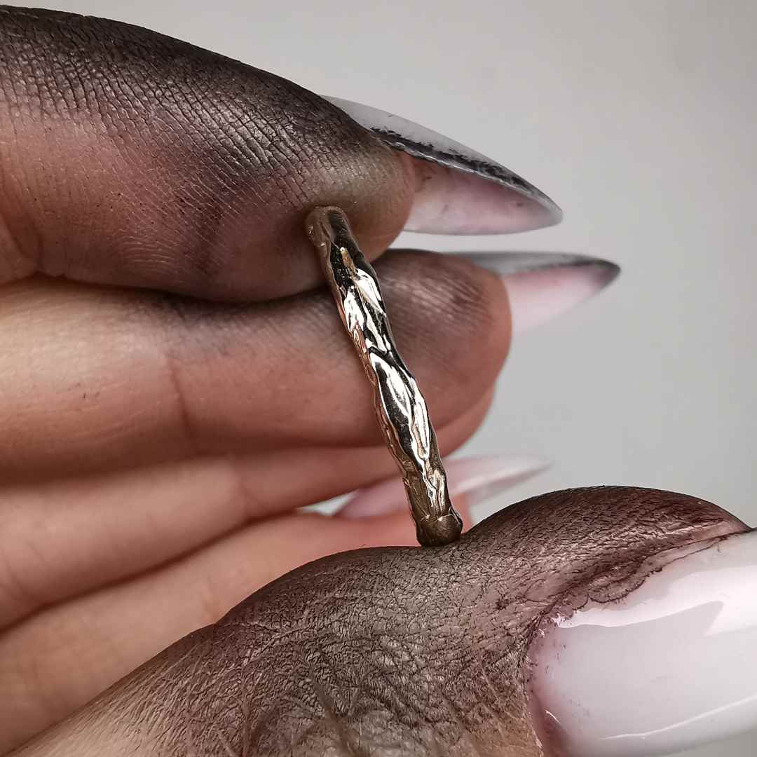 White Gold Signature Slim Ring
