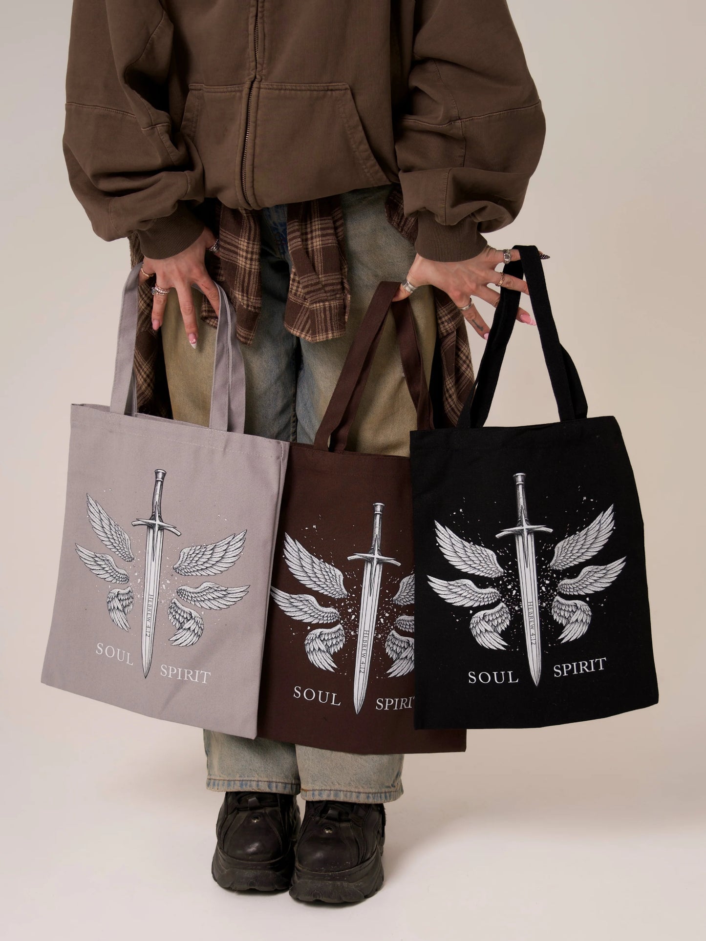 Brown Double-edged Sword Hoodie
