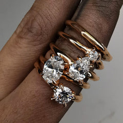 Slim Marry Me Rose Gold Ring
