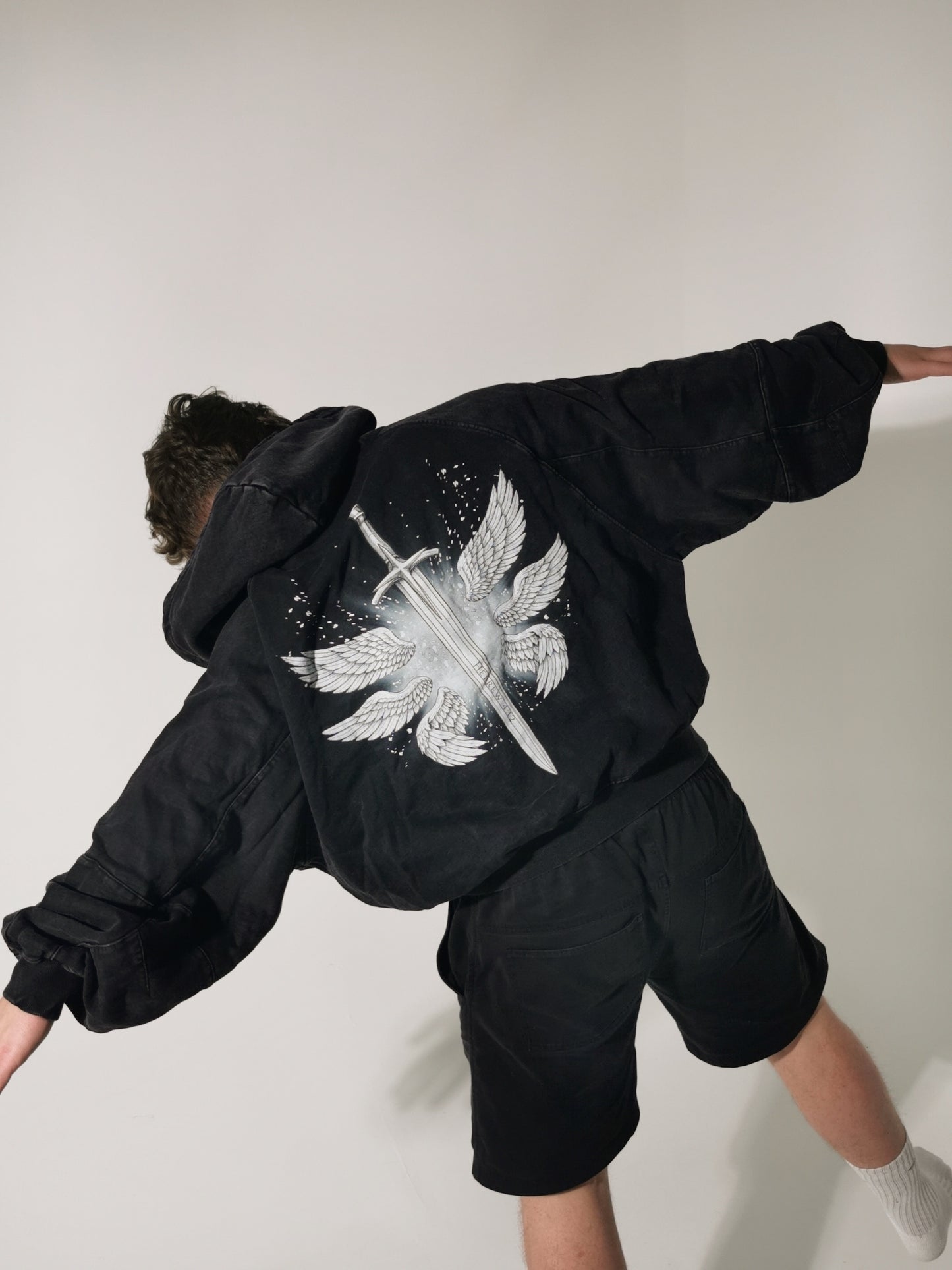 Black Double-edged Sword Hoodie