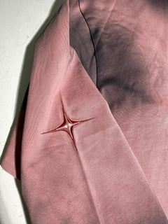 PRE-ORDER Pink Sprayed Longsleeve Big Logo Embroidery