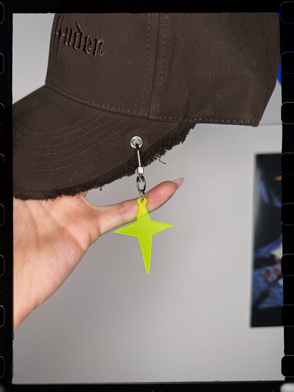 Brown Y2K Style Make It Louder Hat Brown Logo