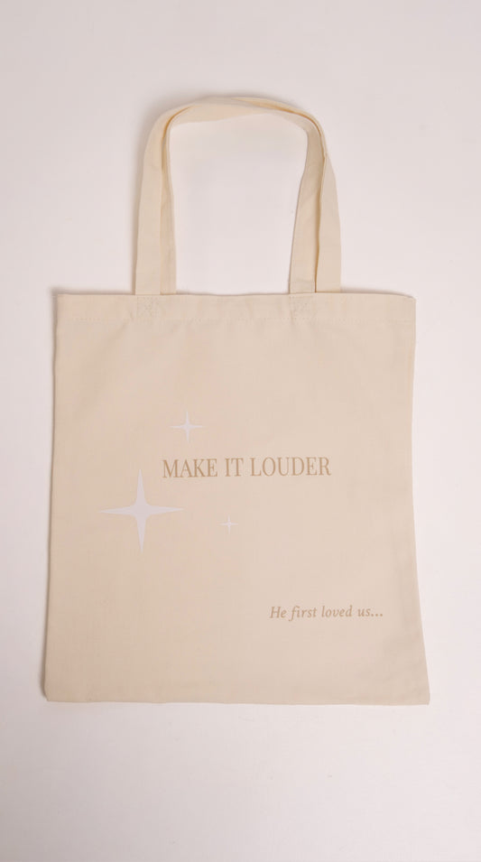 Make It Louder Tote bag