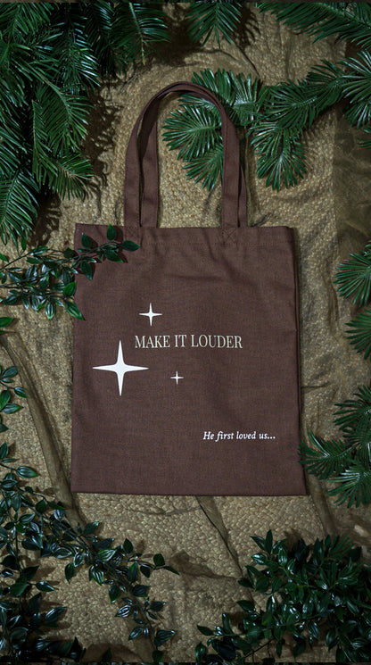 Make It Louder Tote bag
