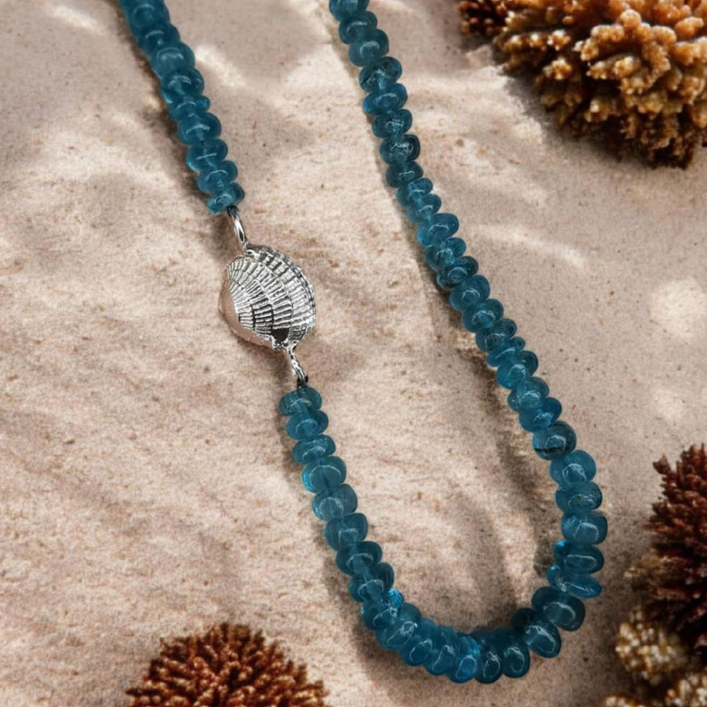 Signature Necklace With Silver Details &  Apatite