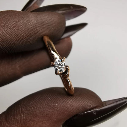 Midi Marry Me Raudono Aukso Žiedas