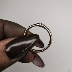 Slim Marry Me Rose Gold Ring
