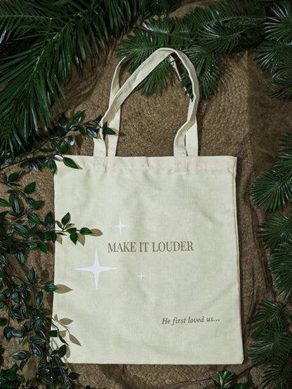 Make It Louder Tote bag