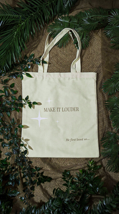 Make It Louder Tote bag