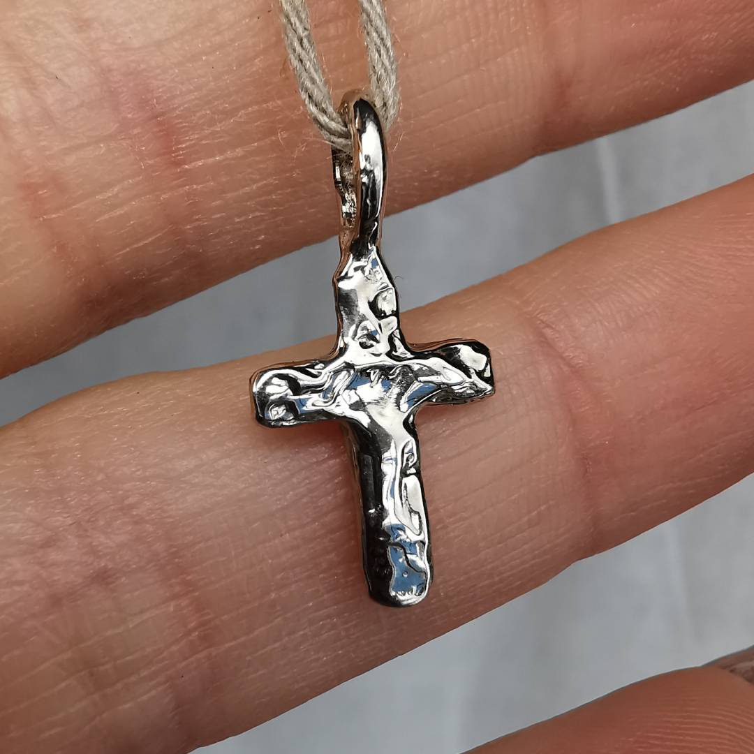 White Gold Cross