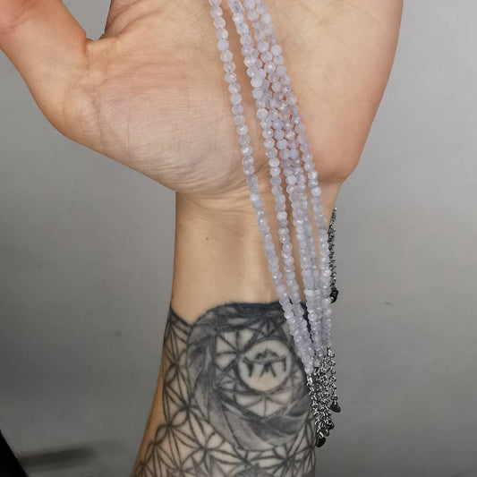 Chalcedony Silver Bracelet