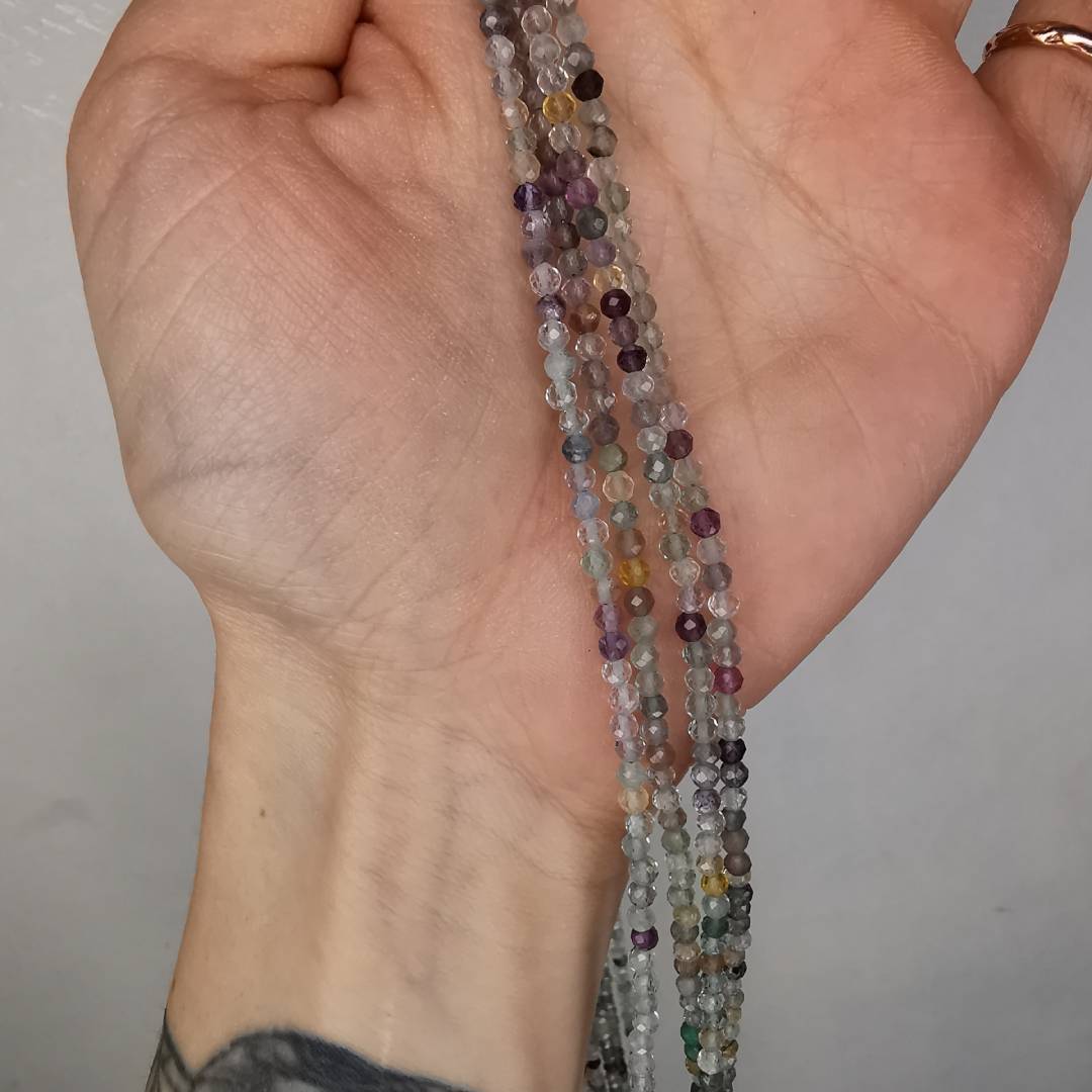 Fluorite Silver Bracelet