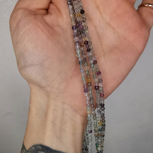 Fluorite Silver Bracelet