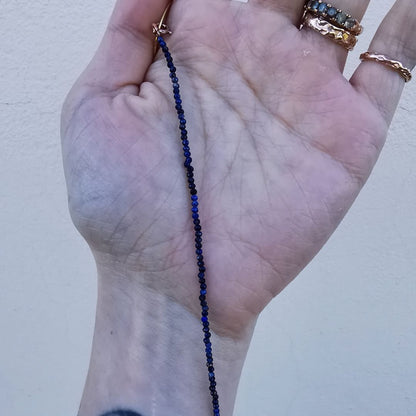 Sidabro Raudonu Auksu Paauksuota Lazurito Apyrankė