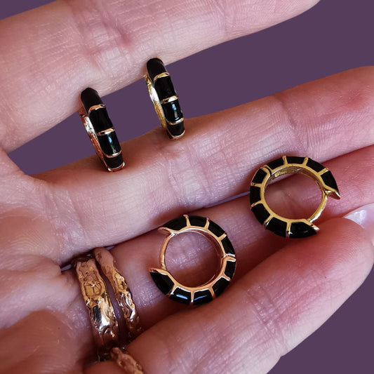 Silver Gold Plated Earrings