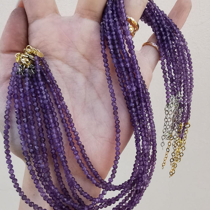 Amethyst Necklace 2options