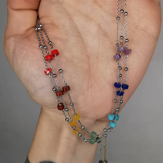 " God's Promise " Silver Necklace