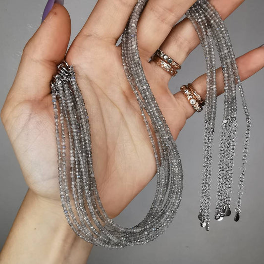 Labradorite Silver Necklace