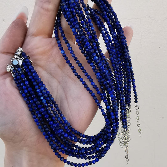 Lapis Lazuli Silver Necklace