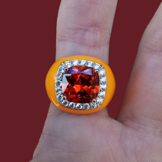 Ring With Zircon