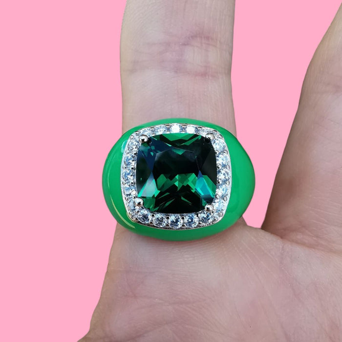 Ring With Zircon