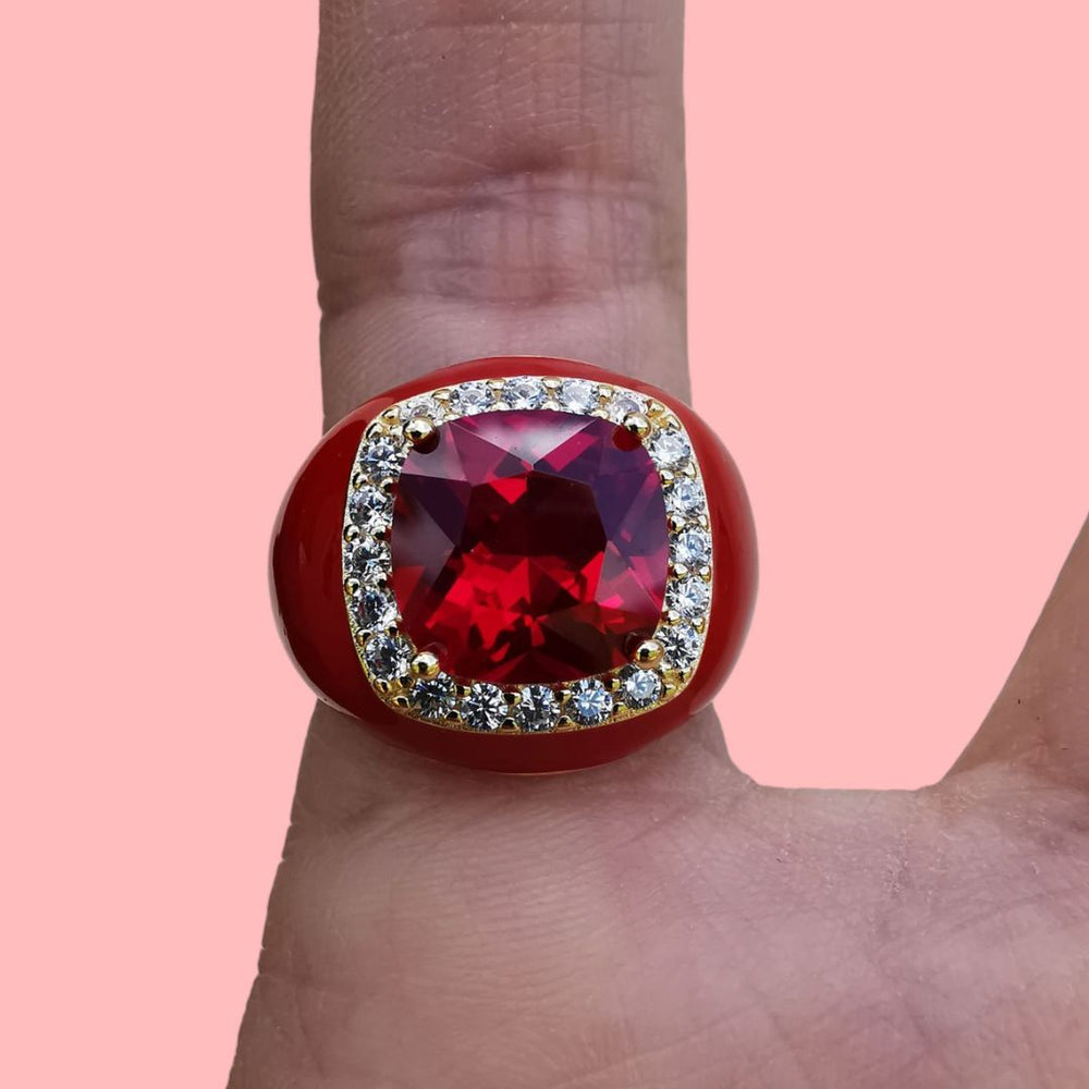 Ring With Zircon