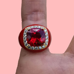 Ring With Zircon
