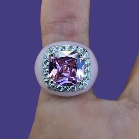 Ring With Zircon