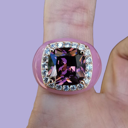 Ring With Zircon