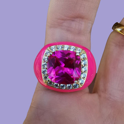Ring With Zircon