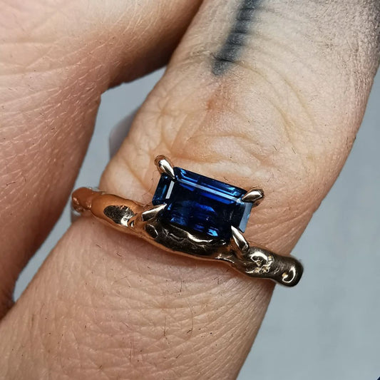 Rose Gold Sapphire Ring