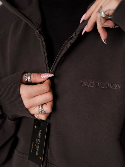 Dark Grey Double-edged Sword Hoodie