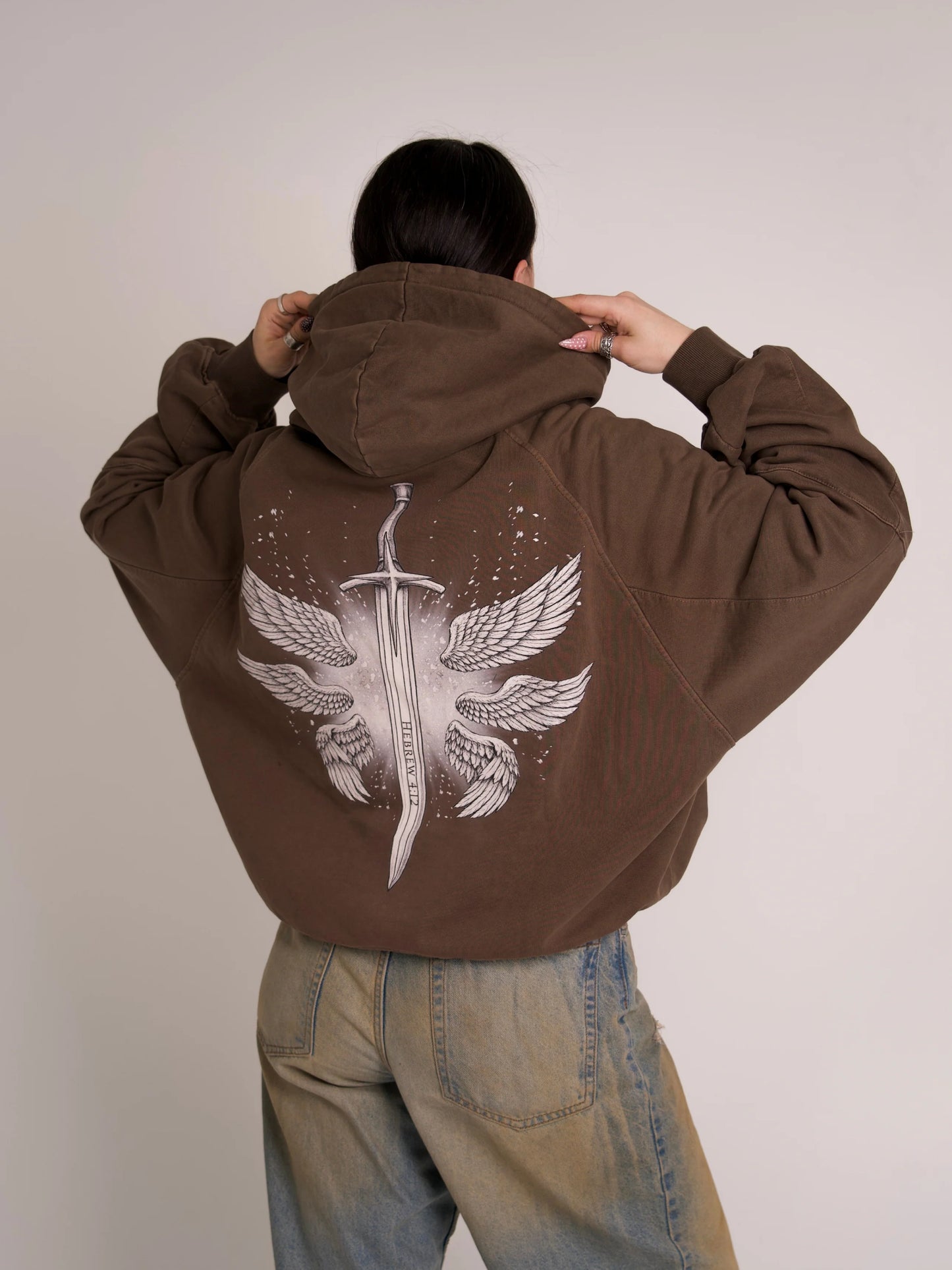 Brown Double-edged Sword Hoodie