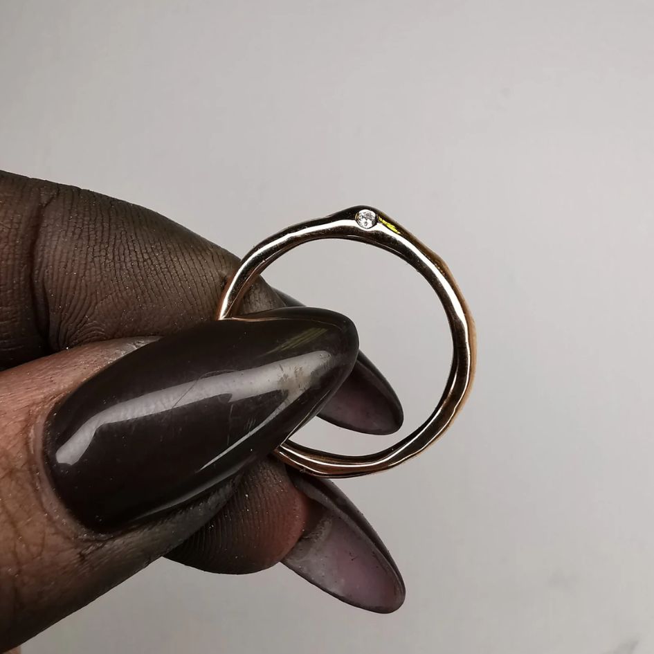 Midi Marry Me Rose Gold Ring