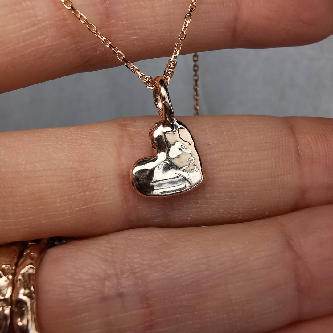 Rose Gold Pendant Heart