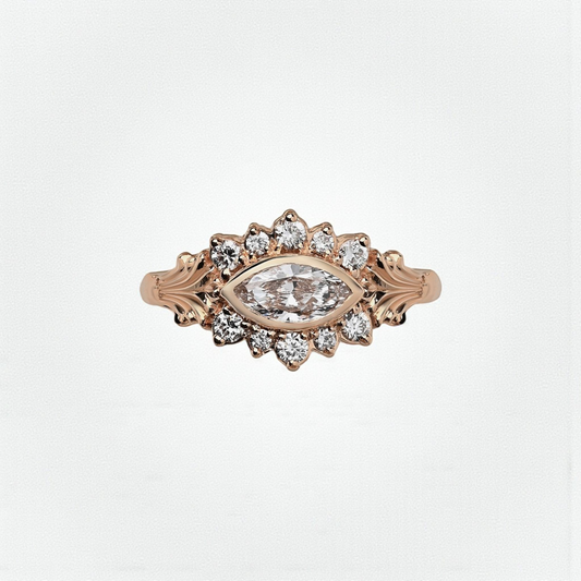 Column II Rose Gold Rings With Lab-Grown Diamonds