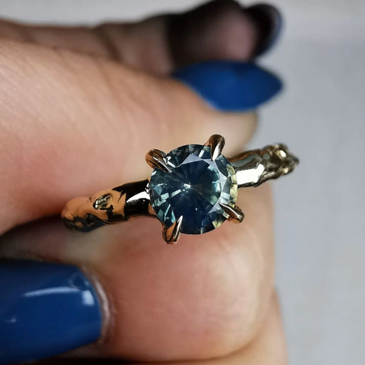 Yellow Gold Sapphire Ring