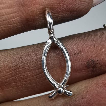 Sidabro Pakabukas Žuvis 