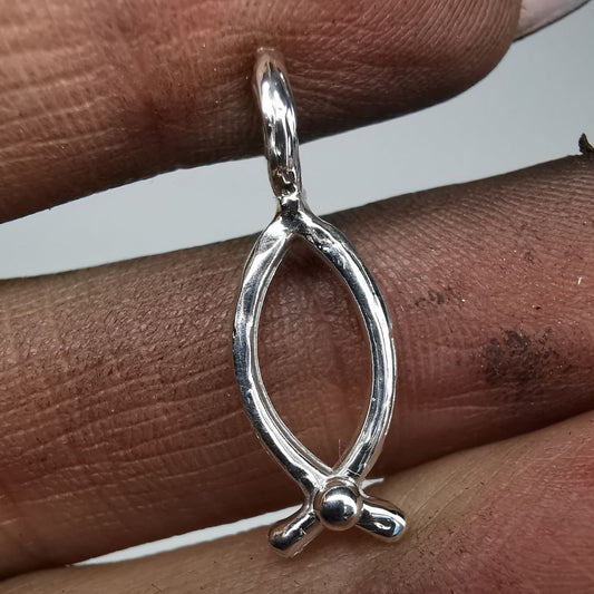 Sidabro Pakabukas Žuvis 