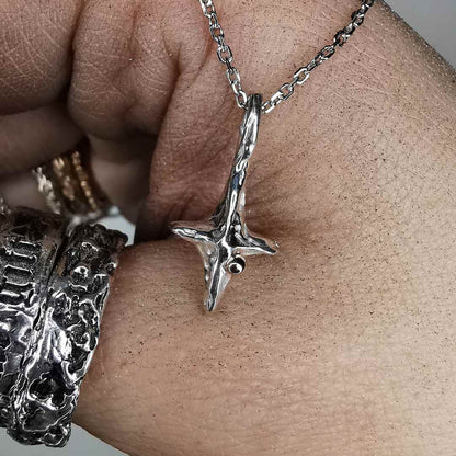 “ The Way “  Silver  Pendant With Mustard Seed