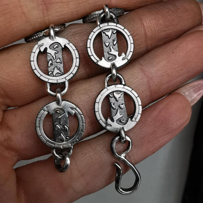 Silver Unisex Bracelet Living Waters