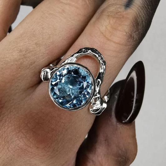 Topaz Silver Ring