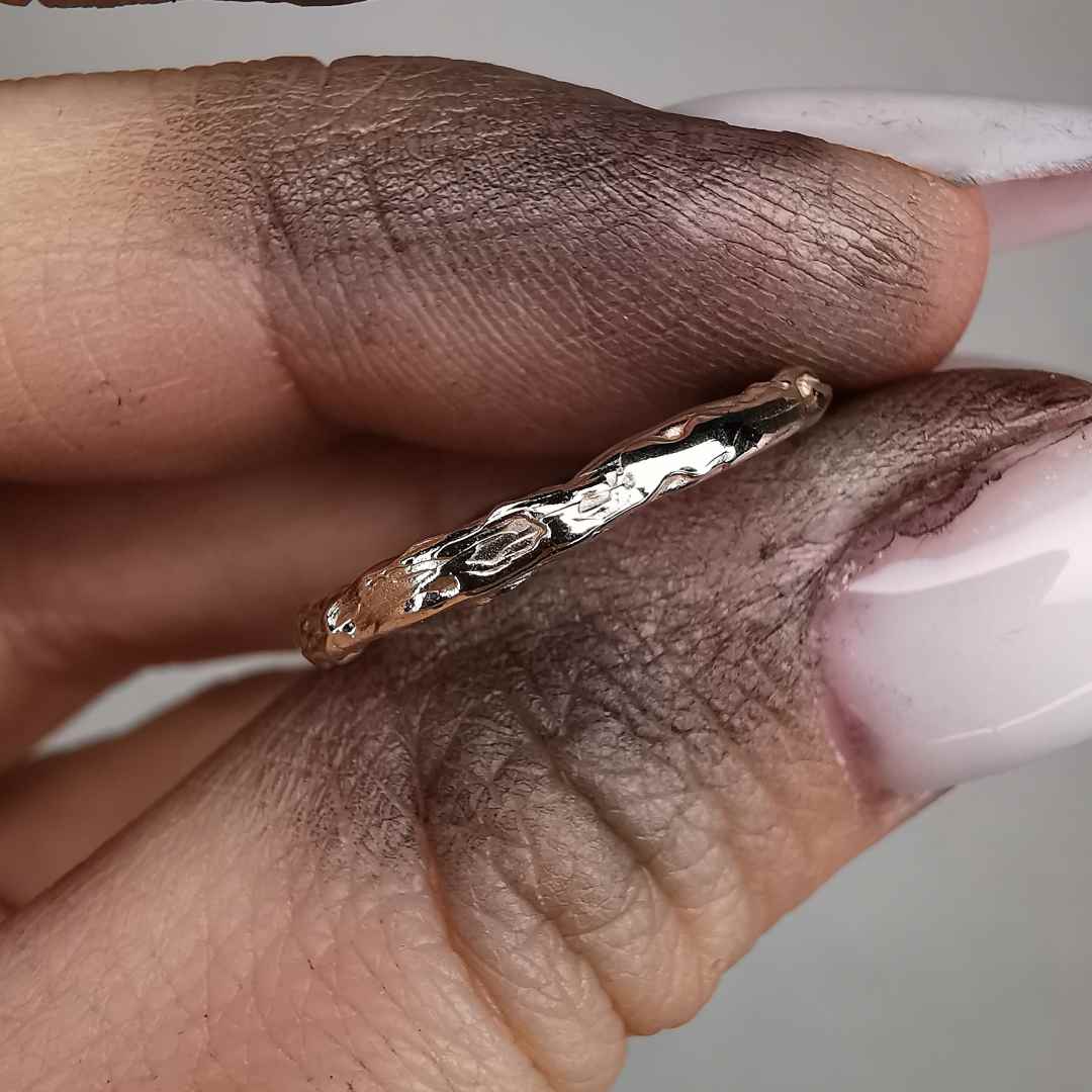 White Gold Signature Slim Ring