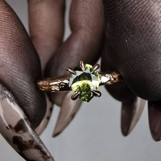 Rose Gold Ring With Australian Sapphire